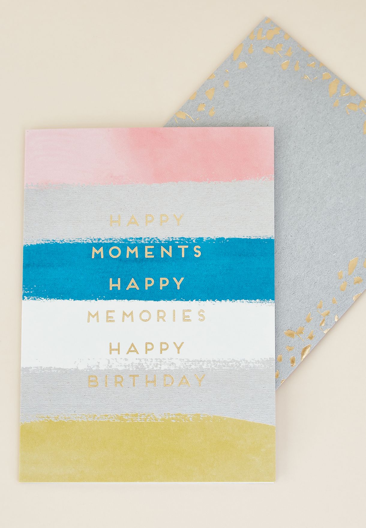 Happy Moments Happy Memories Birthday Card