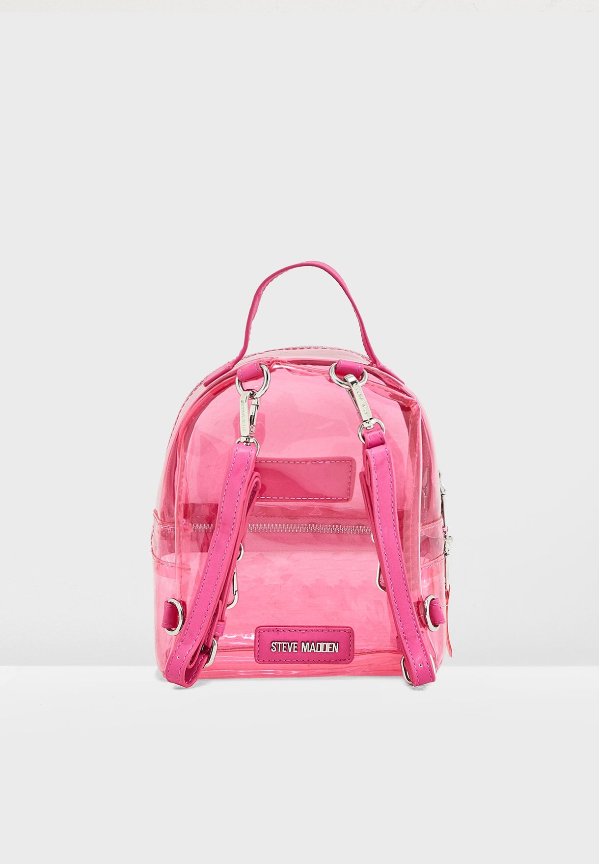 Steve madden 2025 benny clear backpack