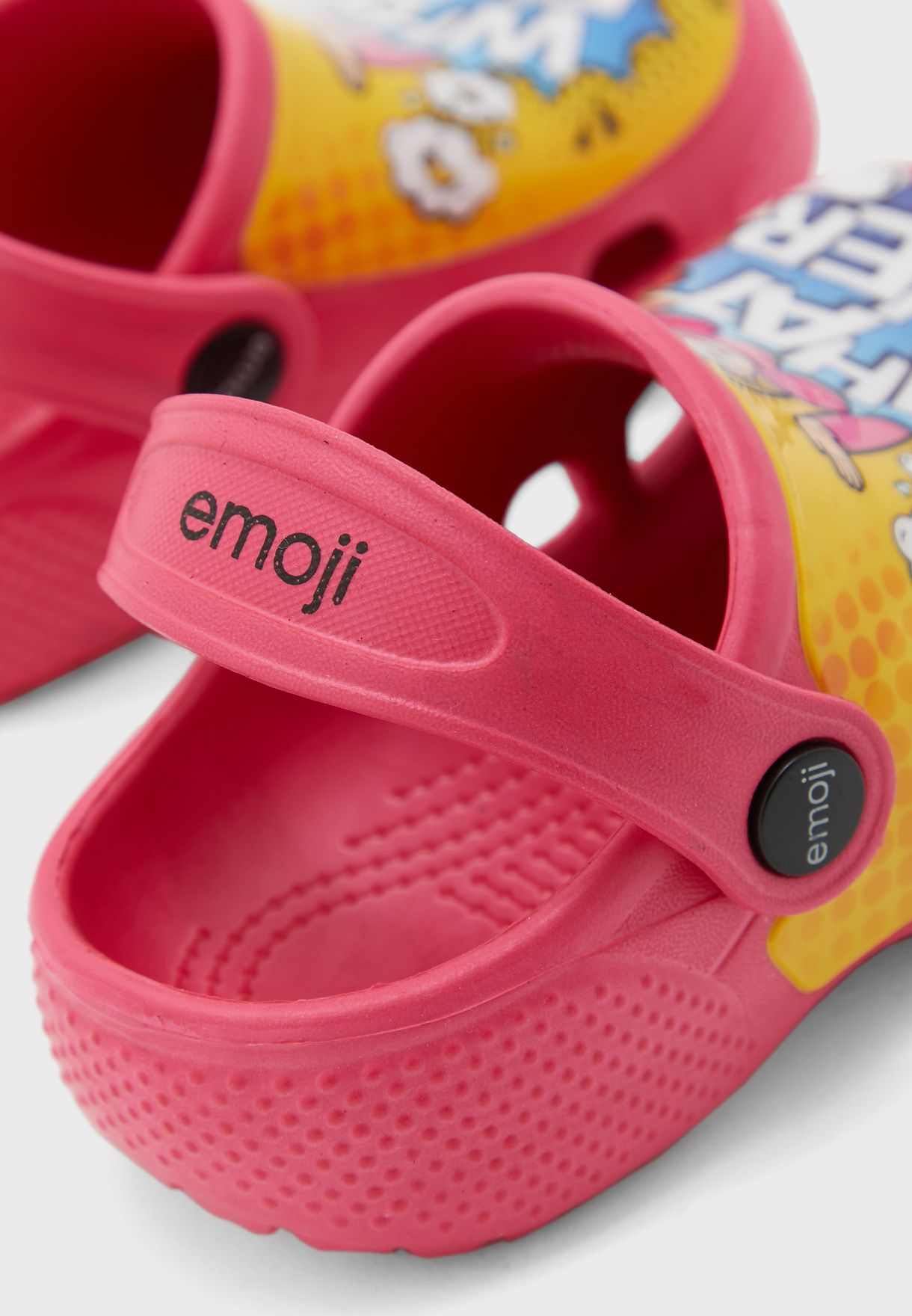 Kids Emoji Lenticular Clog Sandal