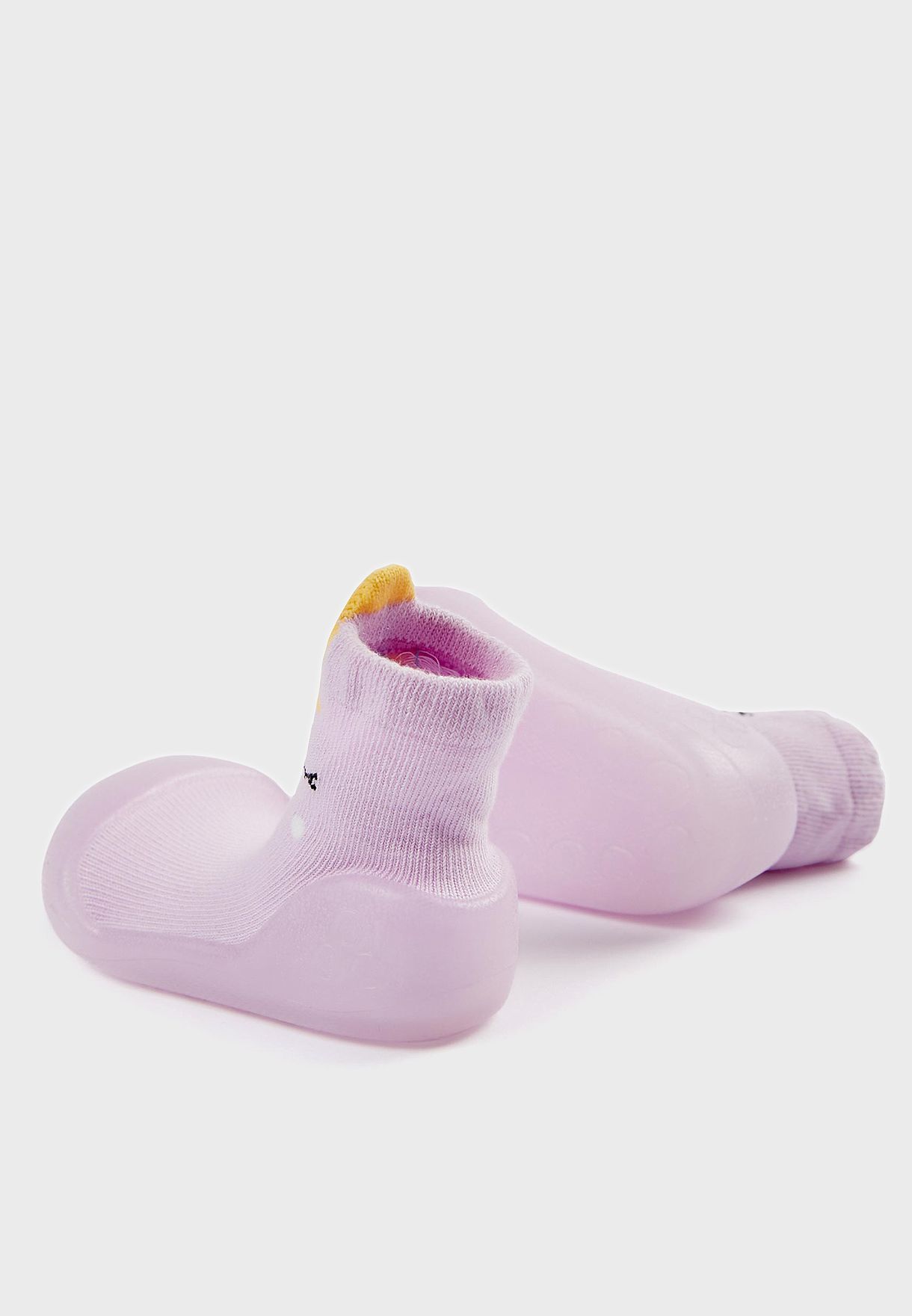 حذاء سهل الارتداء بطبعة يونكورن لحديثي الولادة