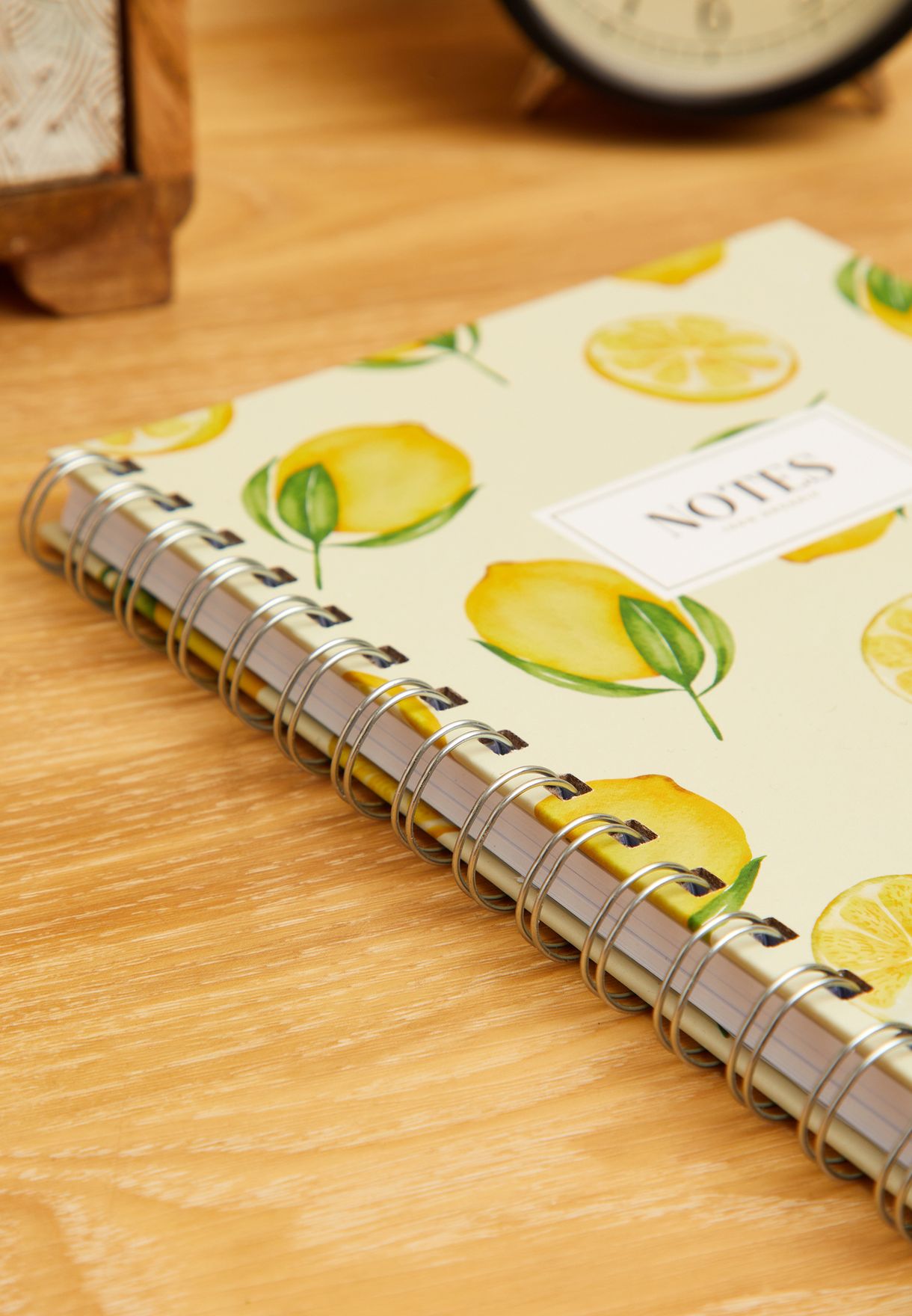 A5 Spiral Hardcover Notebook - Lemons