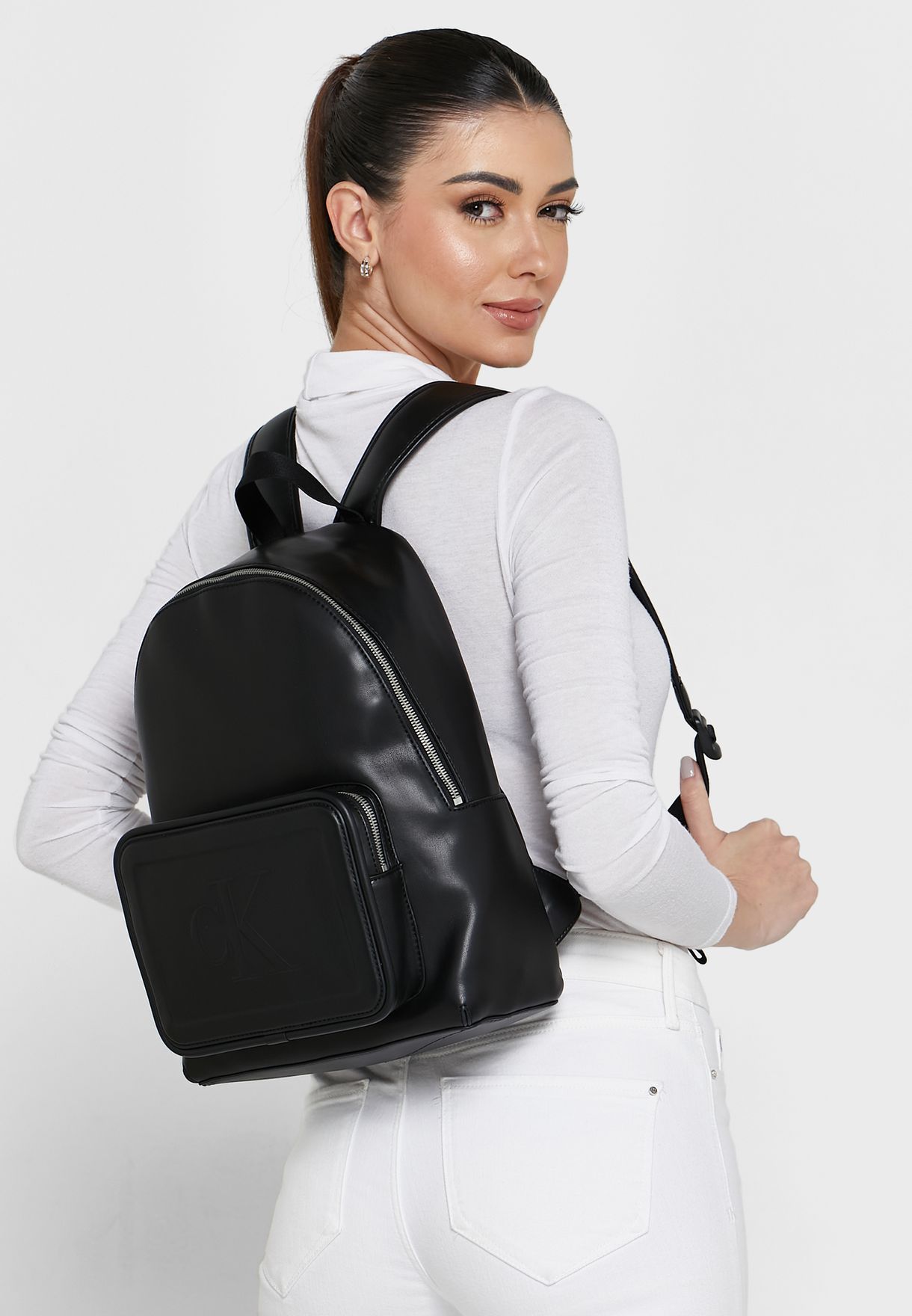 Buy Calvin Klein Jeans black Sculpted Campus Backpack for Women in Dubai,  Abu Dhabi