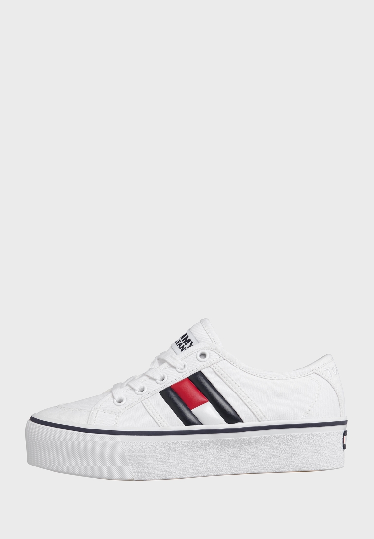 buy tommy jeans flatform flag sneaker