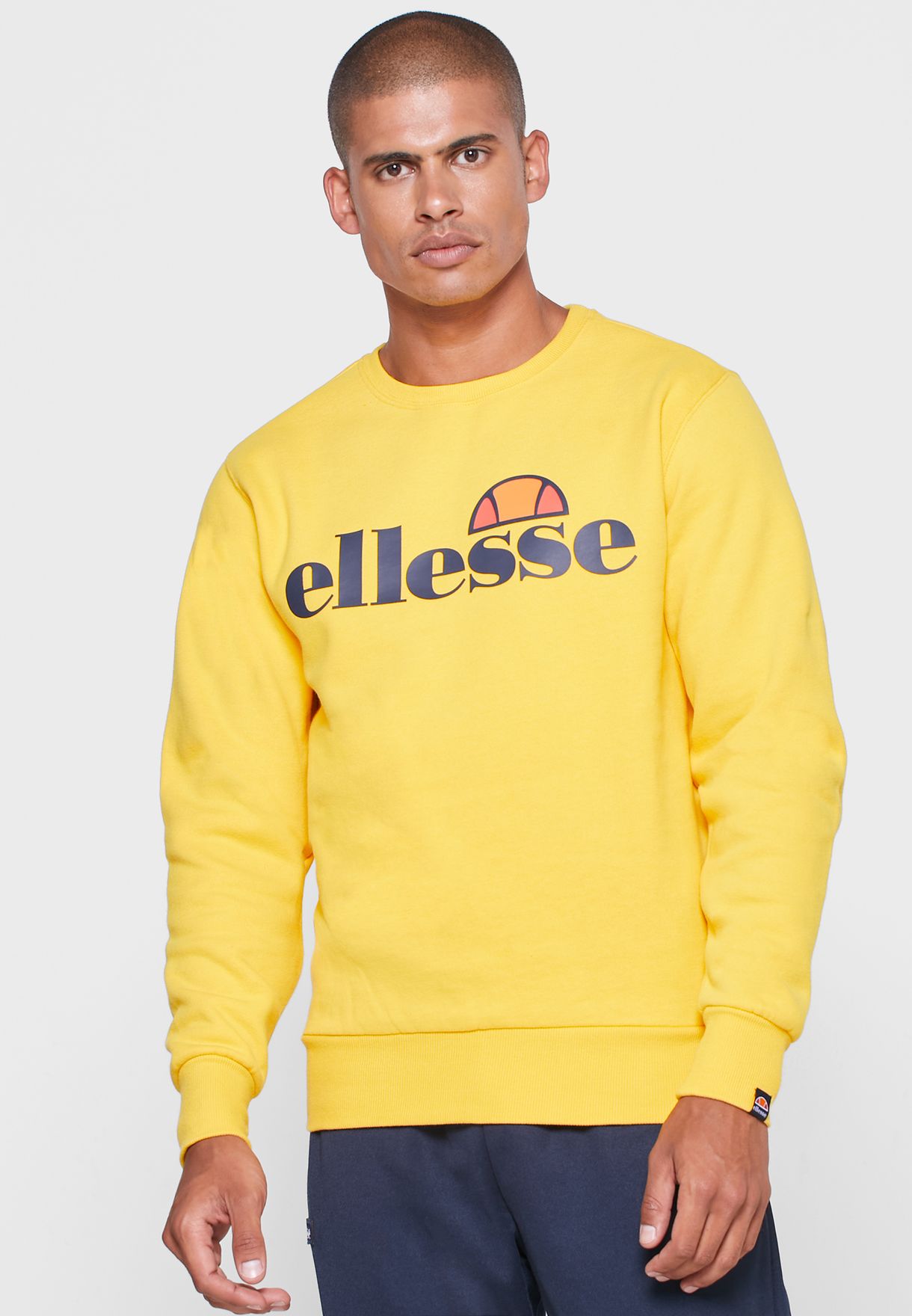 ellesse yellow sweatshirt