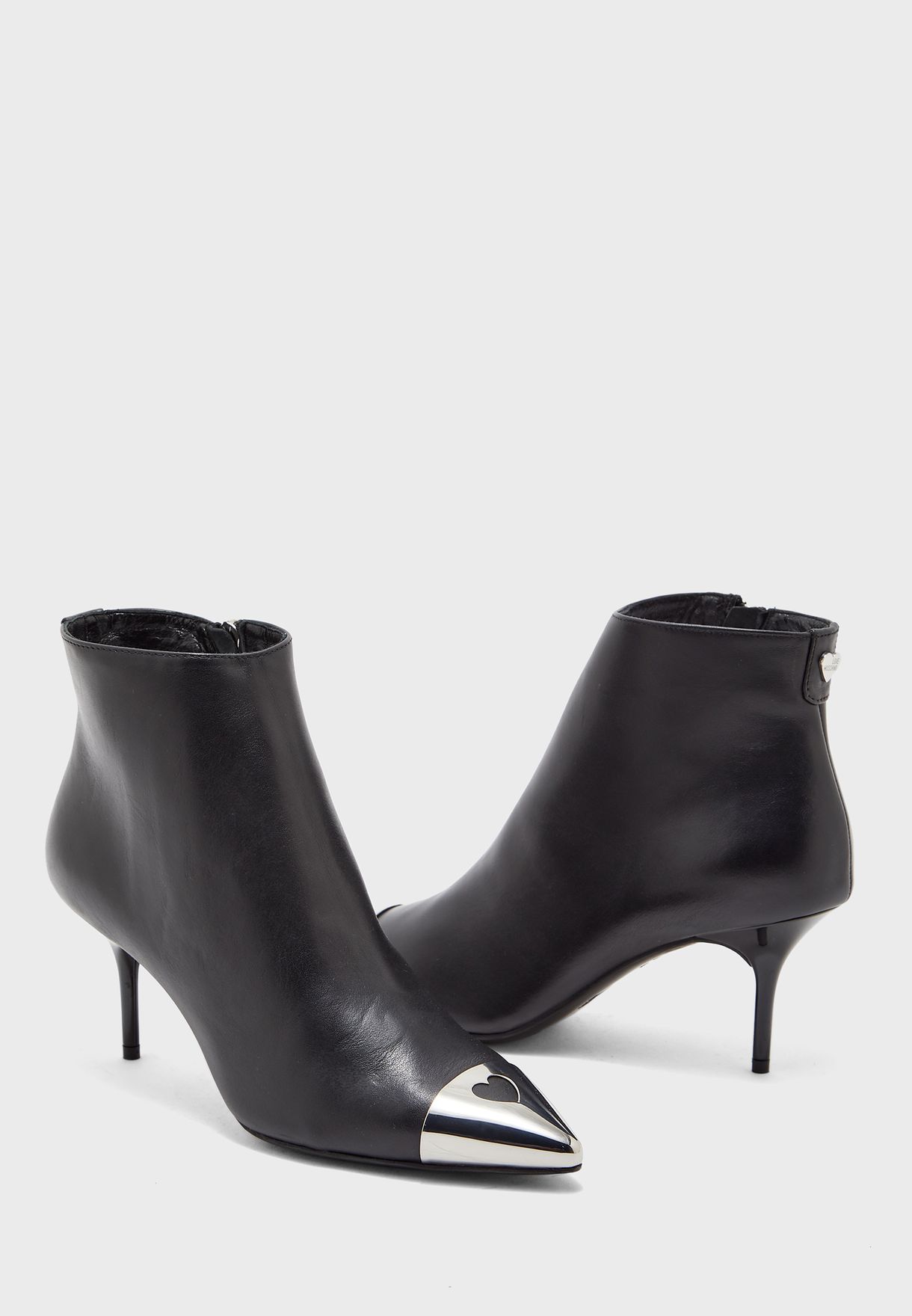 black low ankle boots