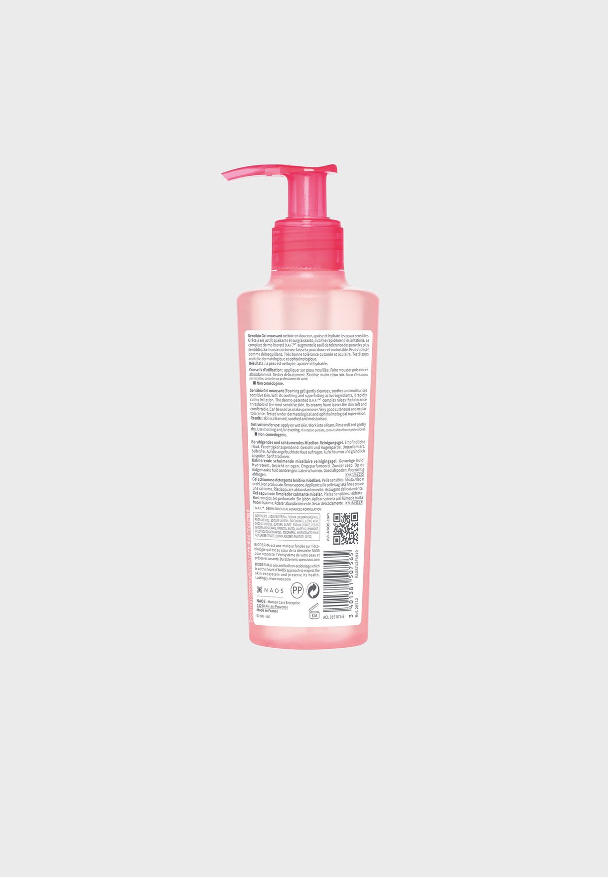 Sensibio Moussant Soothing Cleansing Gel