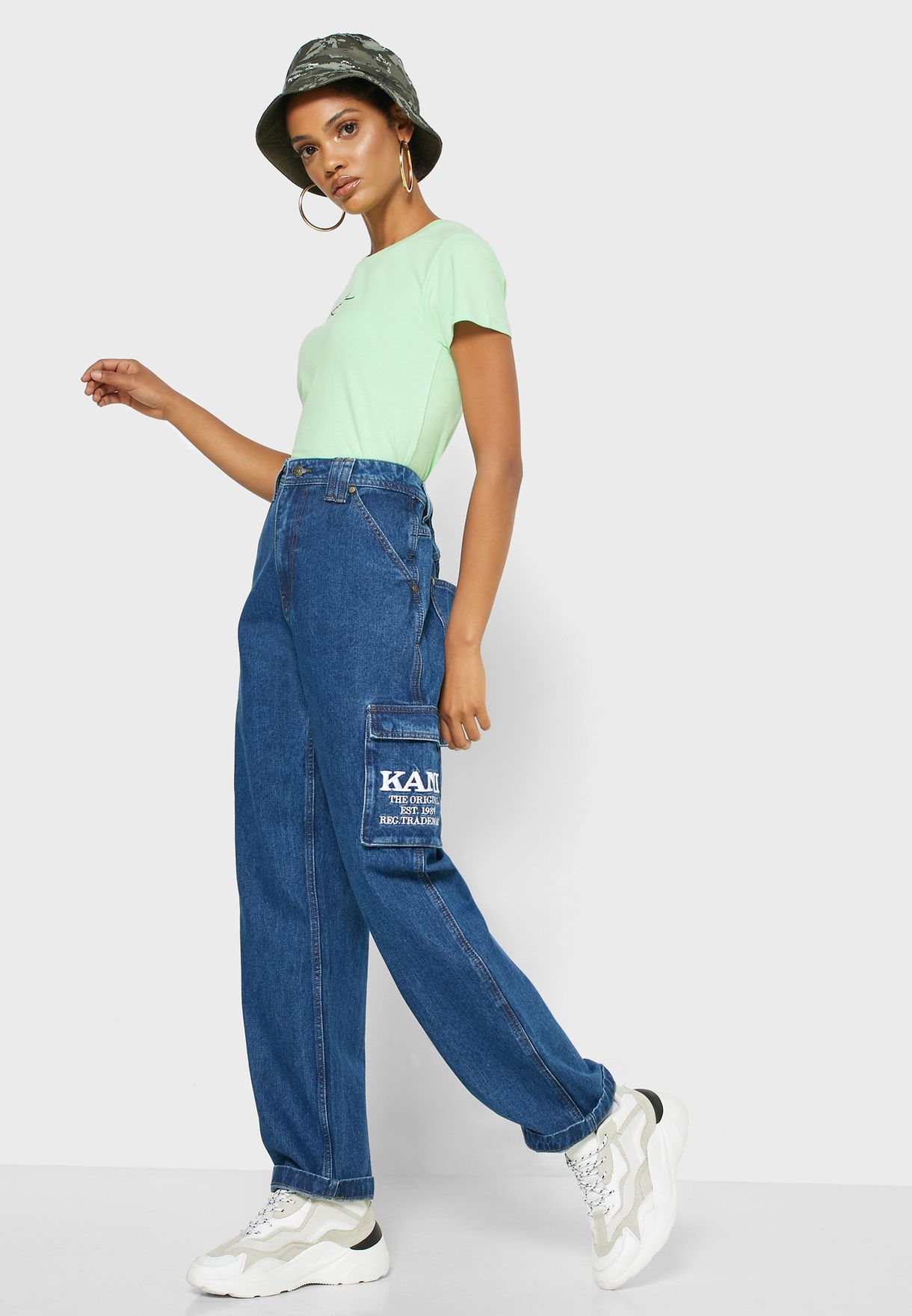 baggy blue jeans womens