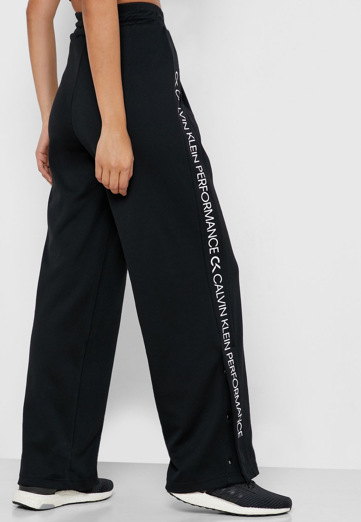 calvin klein performance wide leg pants