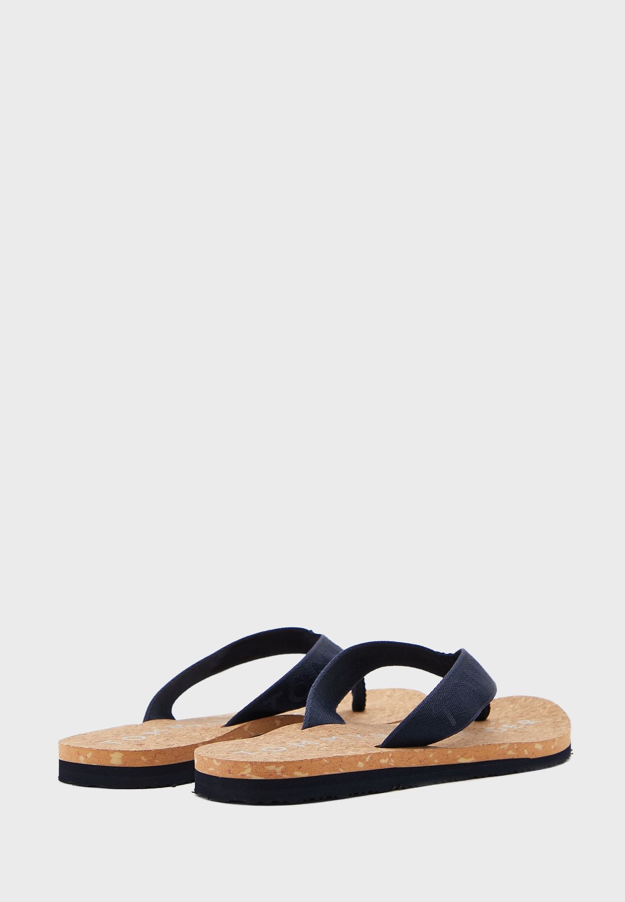 Buy Tommy Hilfiger navy Webbing Flip Flops for Women in Dubai, Abu Dhabi