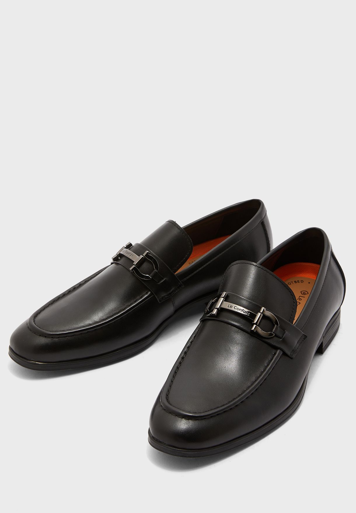 Buy Le Confort black Horsebit Loafers 
