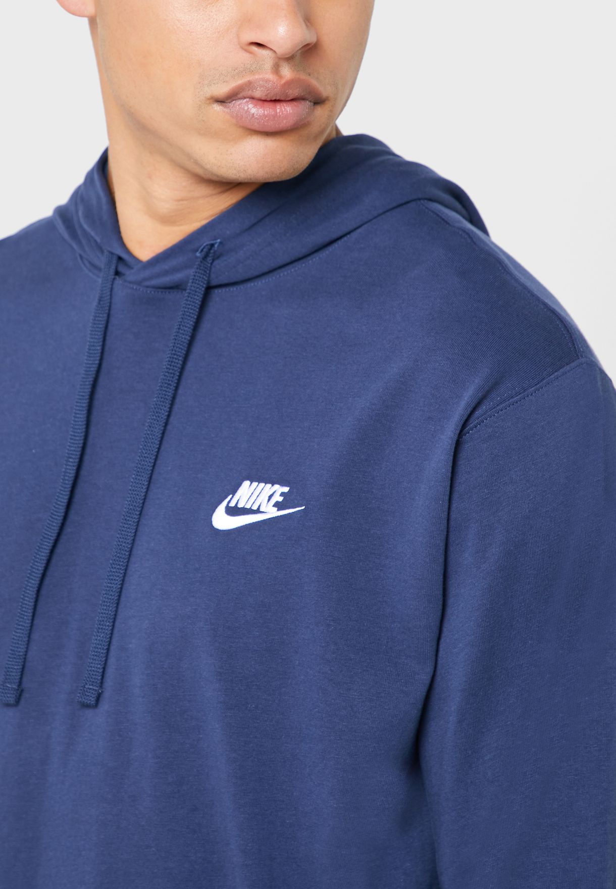 Buy Nike navy NSW Club Hoodie for Men in MENA, Worldwide