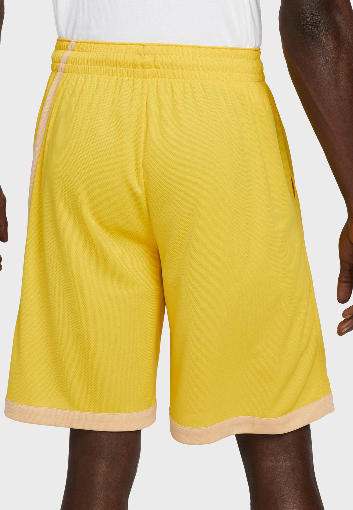 yellow dri fit shorts