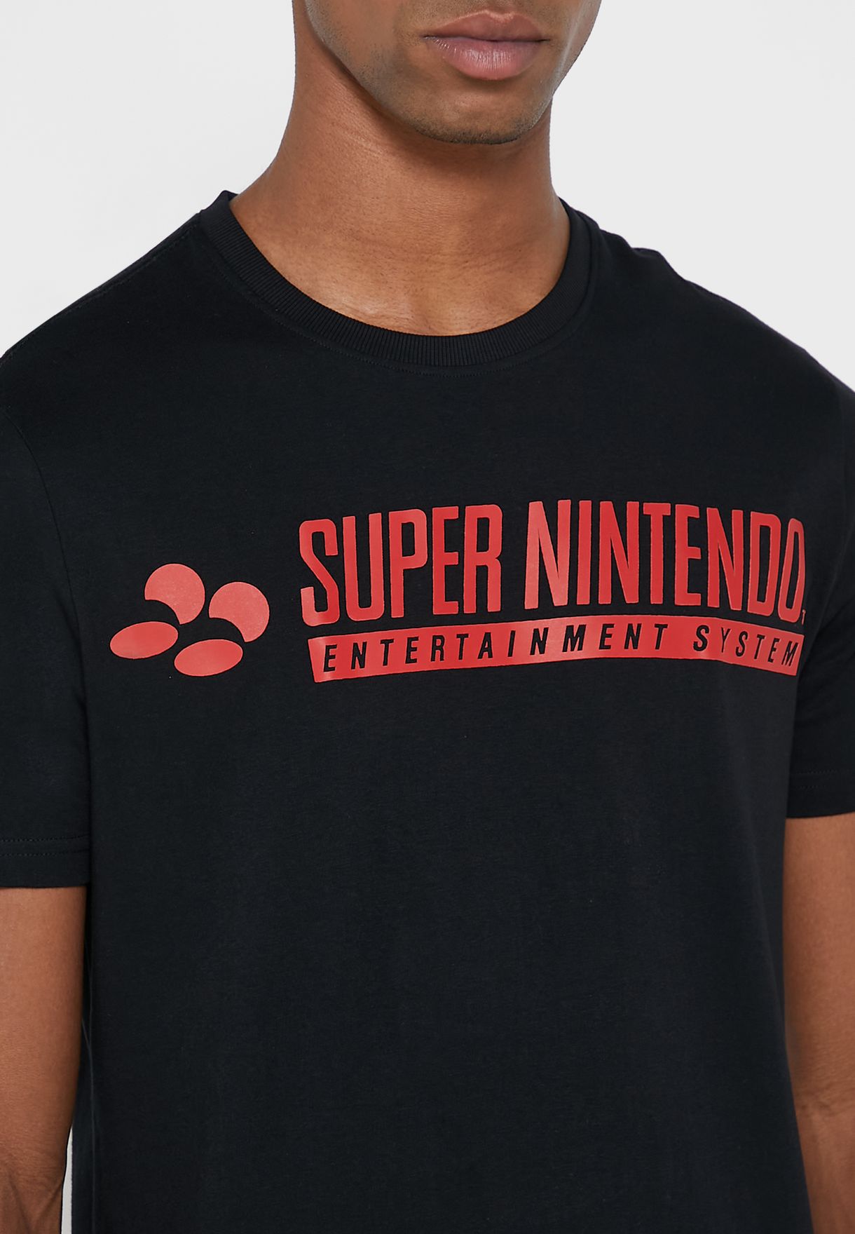 Super Nintendo Crew Neck T-Shirt