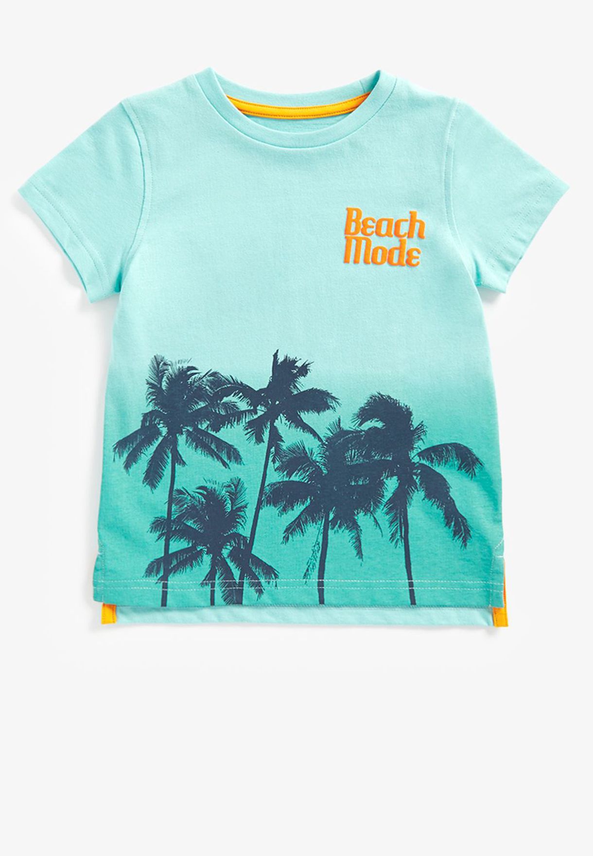 Buy Mothercare blue Youth Palm Tree T-Shirt for Kids in Riyadh, Jeddah