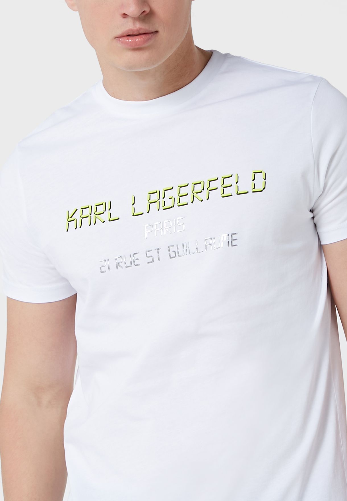 Printed Crew Neck T-Shirt