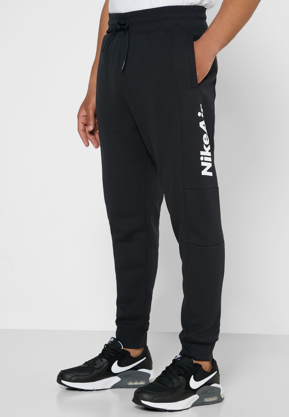 Nike black NSW Air Fleece Sweatpants 