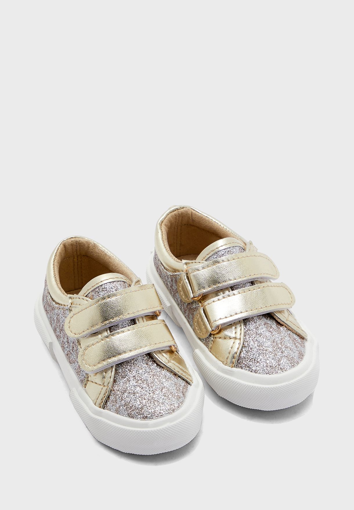 Buy Michael Kors gold Toddler Low Top Sneaker for Kids in MENA, Worldwide
