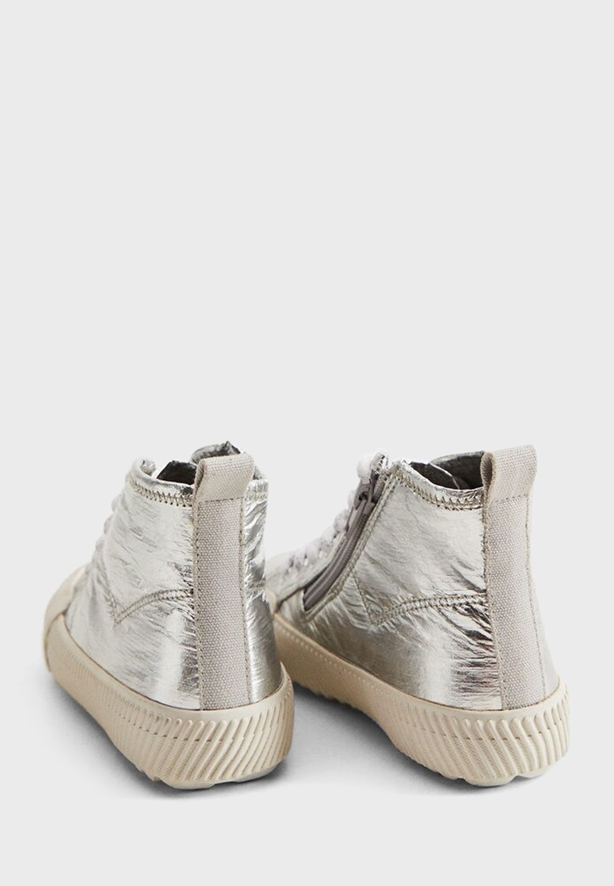 Sneaker pelle glitter Mango Bambina Scarpe Sneakers Sneakers con glitter 
