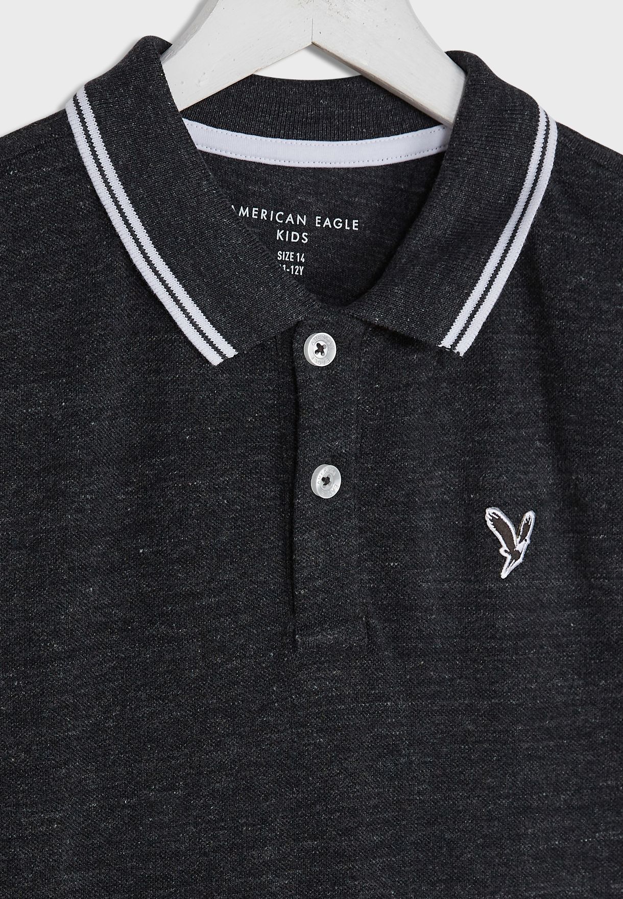 Youth Logo Tipped Polo
