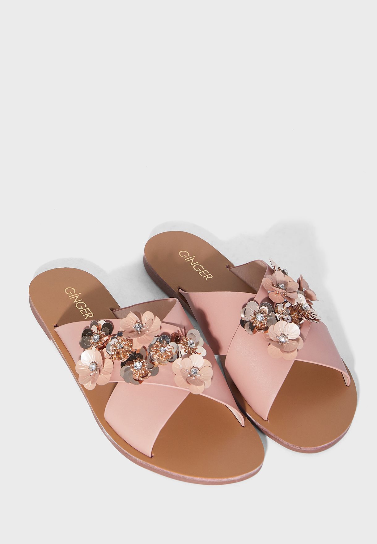 ginger flat sandals