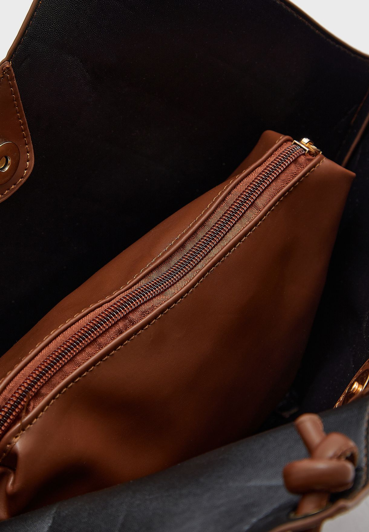 Quilted V Shape Small Tote Handbag