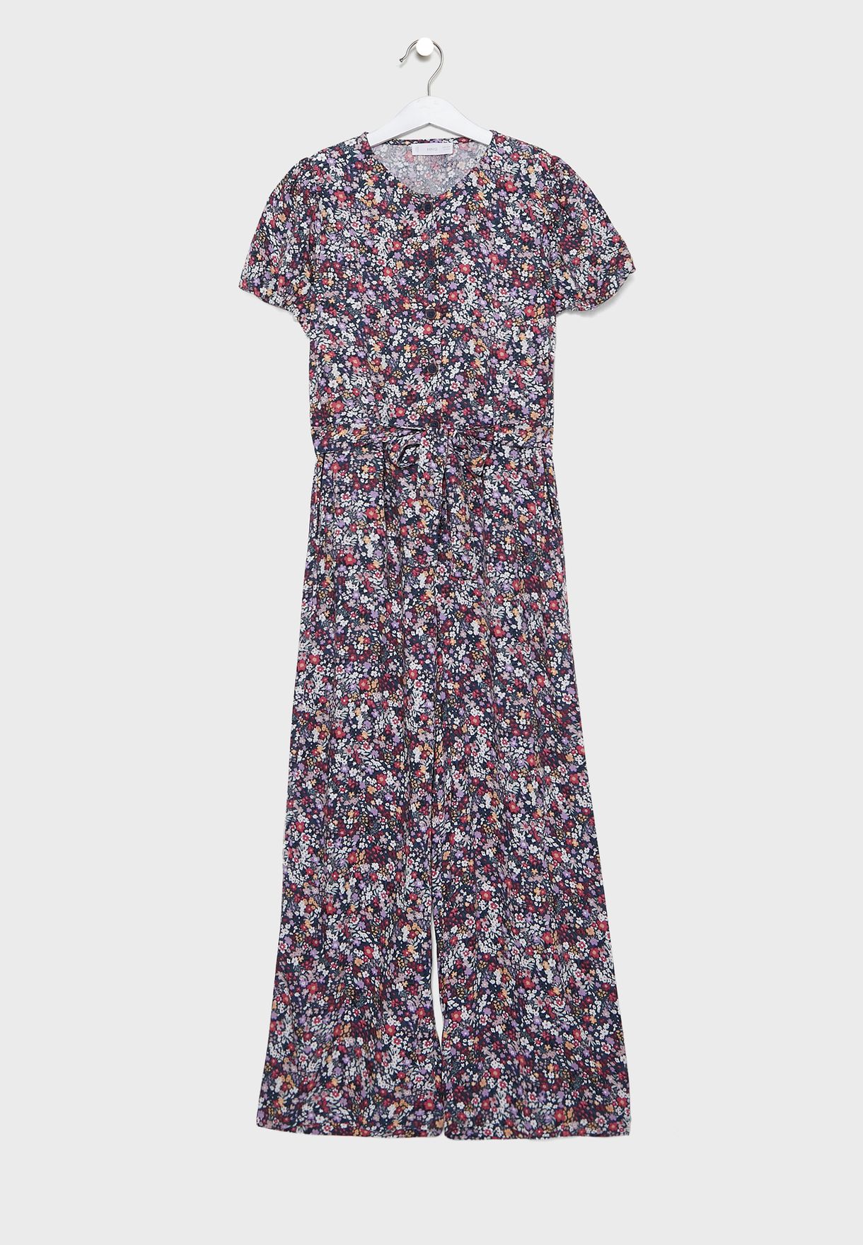 Kids Floral Jumpsuit