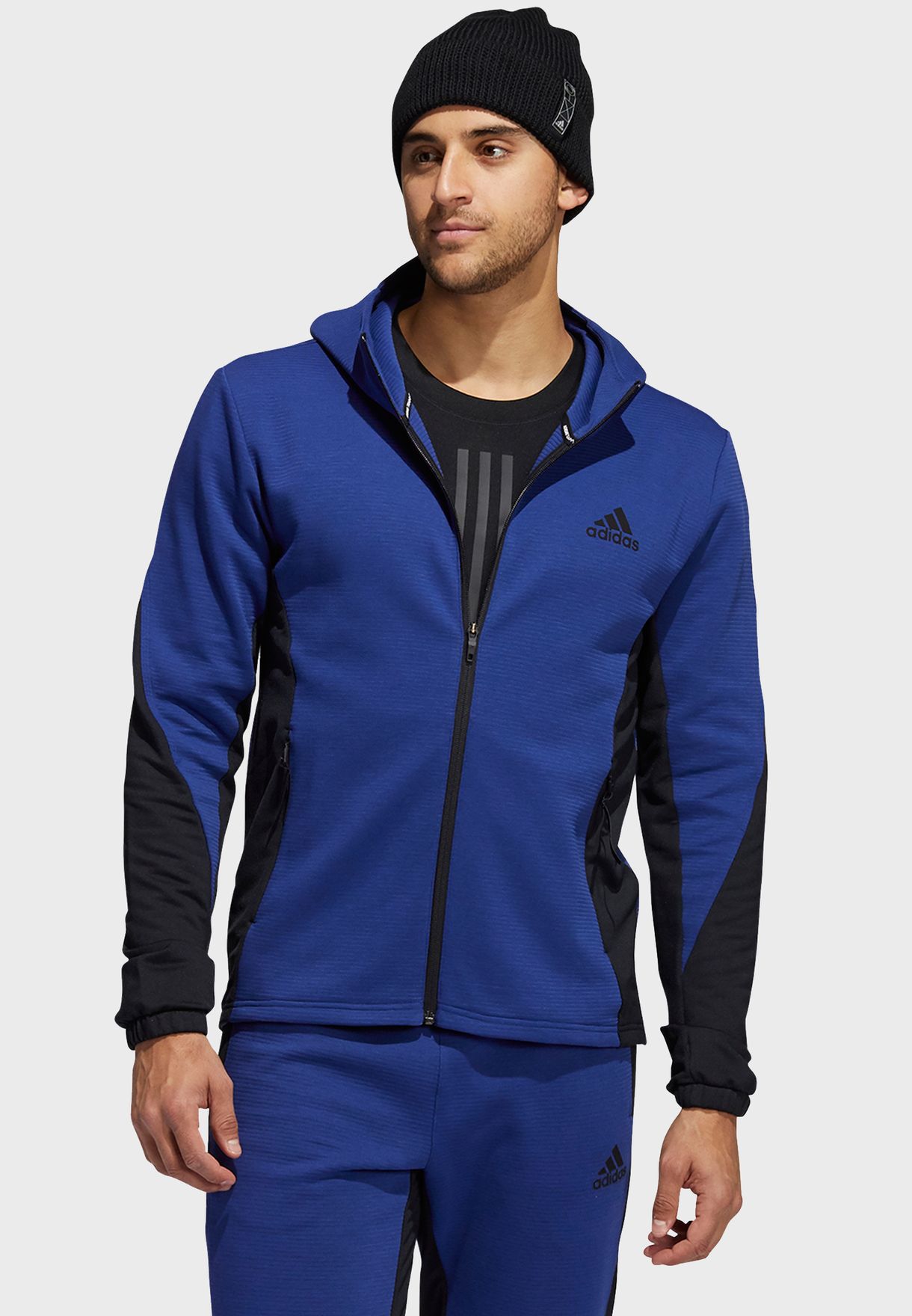 blue adidas mens sports sweatshirts