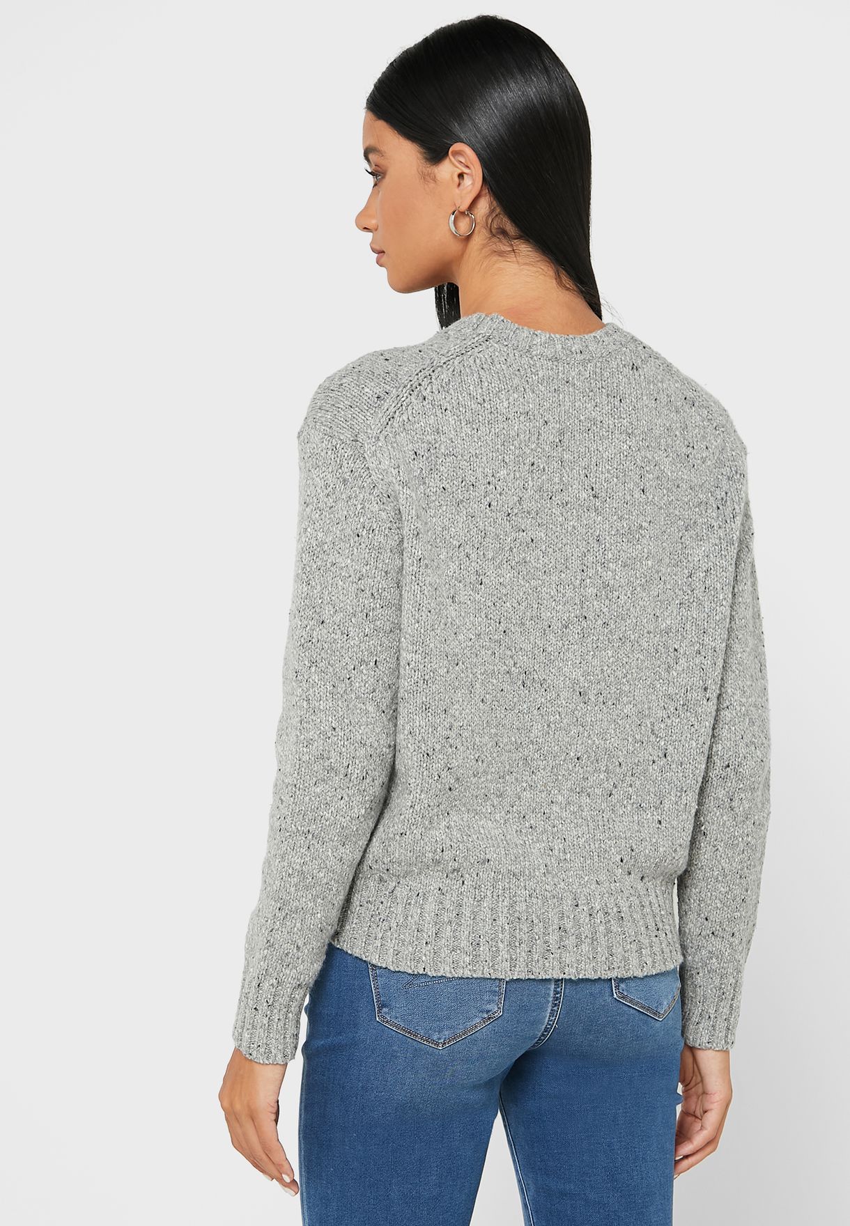 Round Neck Logo Sweater