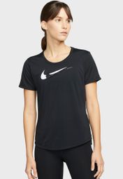 Buy Nike black Dri-Fitswoosh T-Shirt for Kids in Riyadh, Jeddah