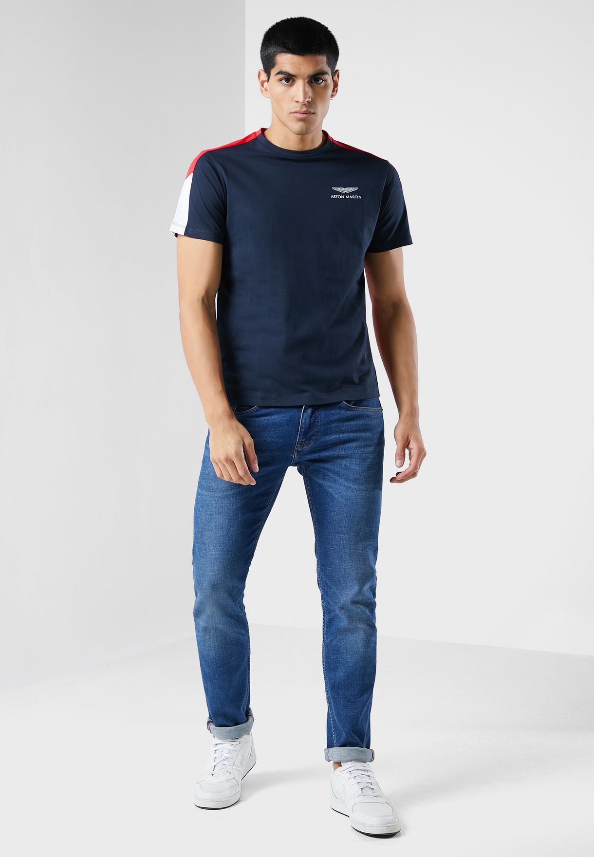 Aston Martin Color Block T-Shirt