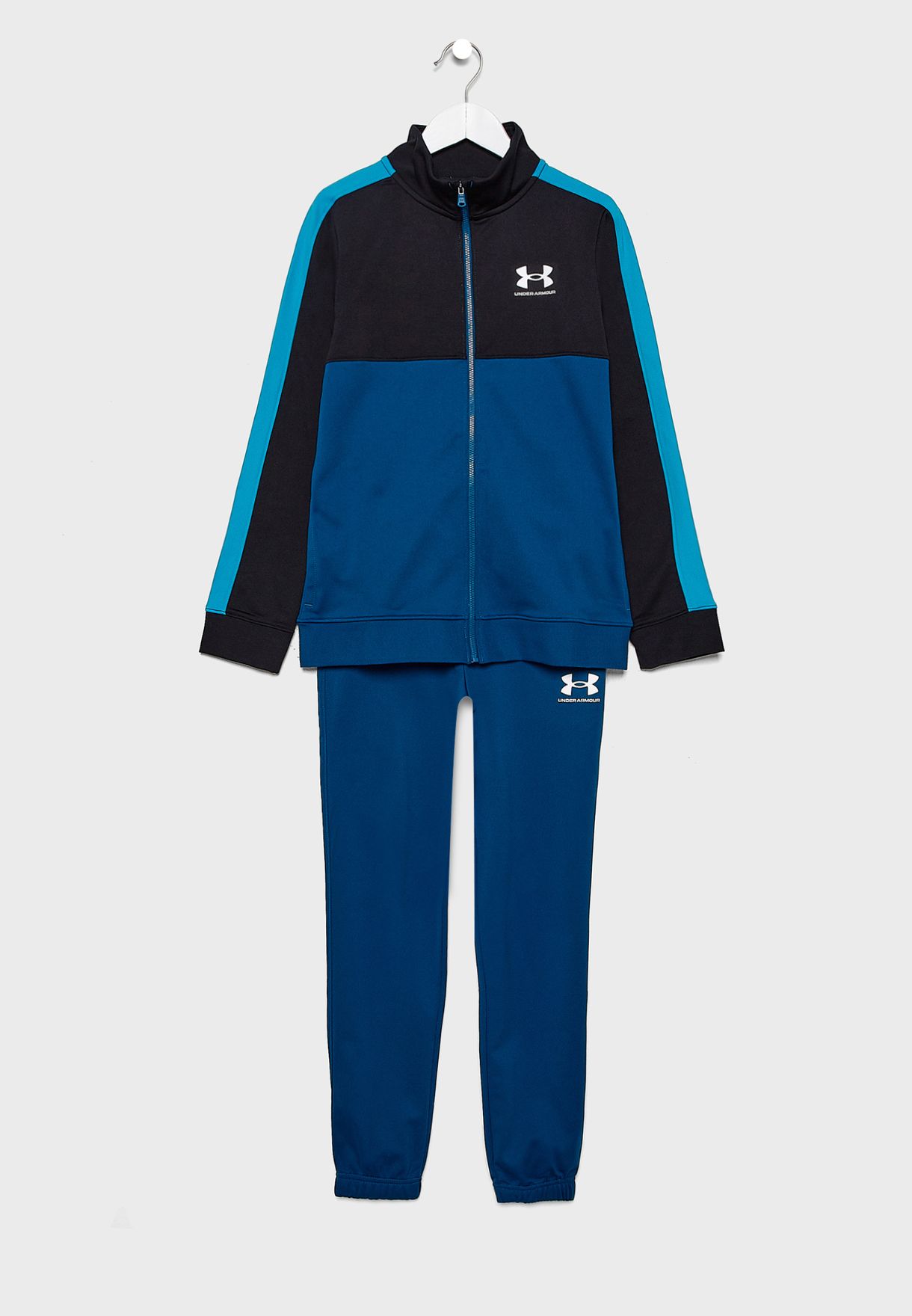 under armour colour block knit tracksuit junior