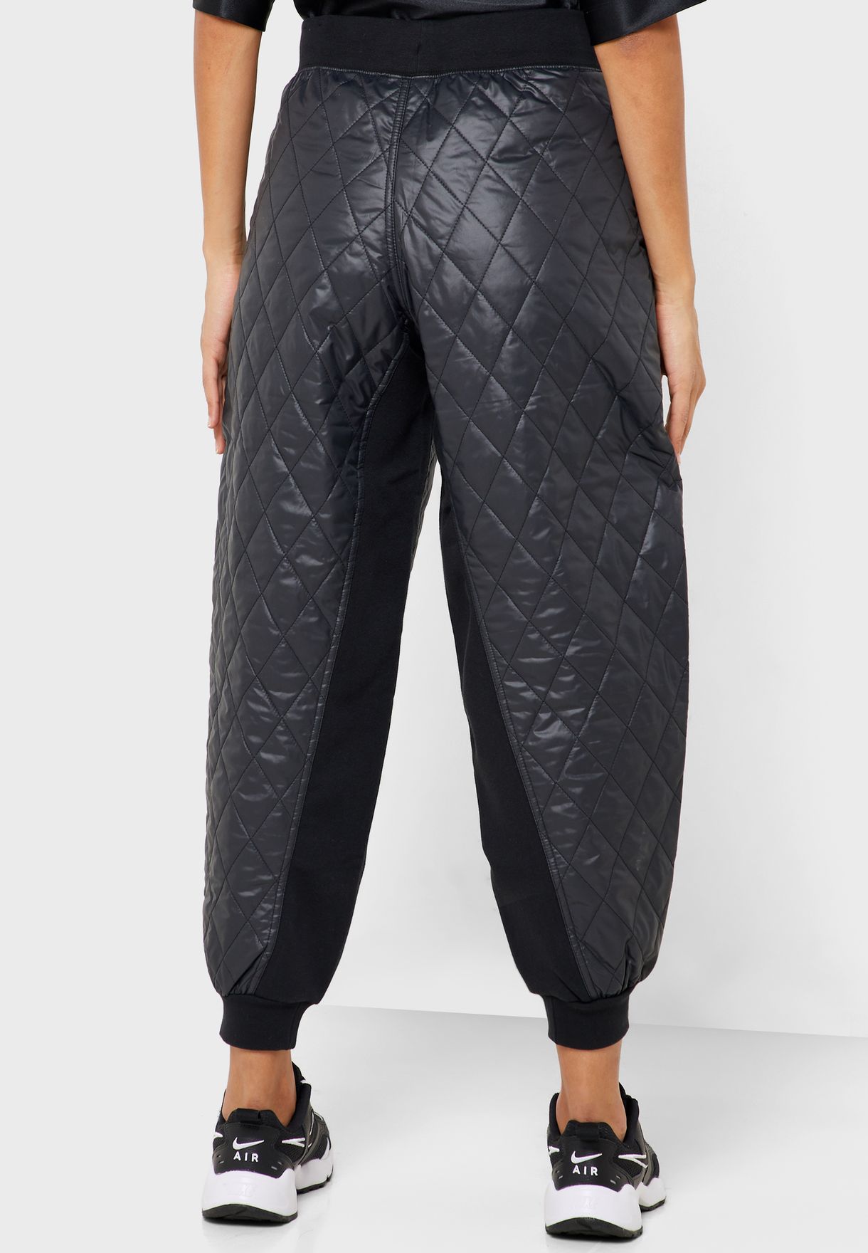 Buy Nike black NSW Quilted Sweatpants for Women in MENA, Worldwide