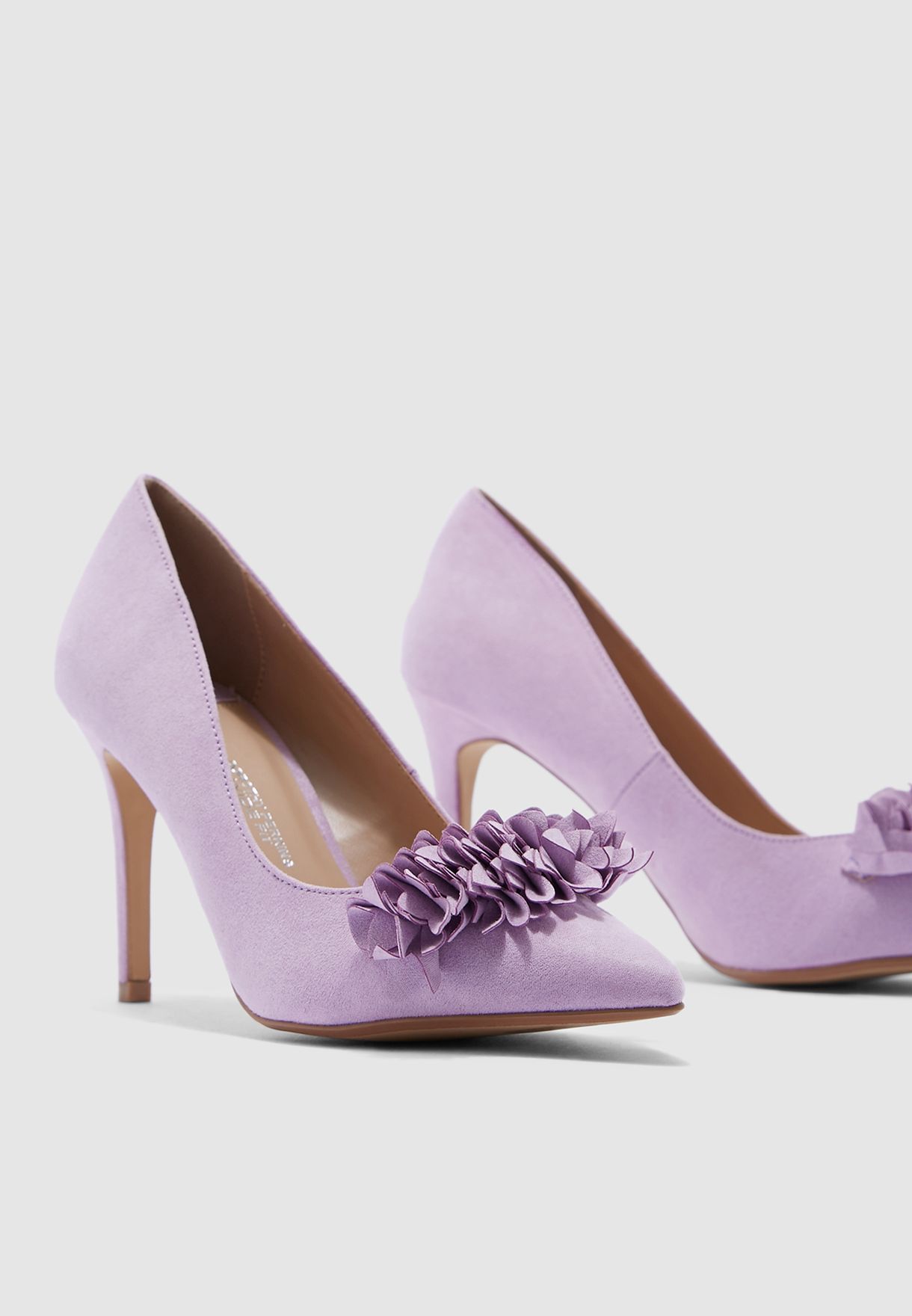 purple wide fit shoes