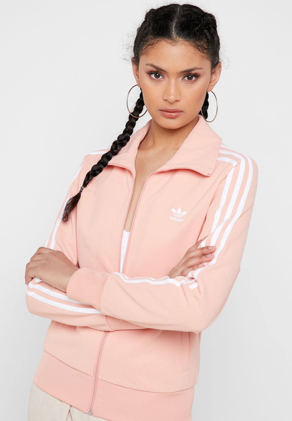 Buy adidas Originals pink 3 Stripe 