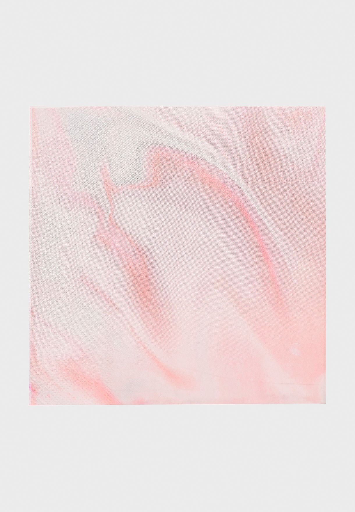 Pink Marble Paper Napkins