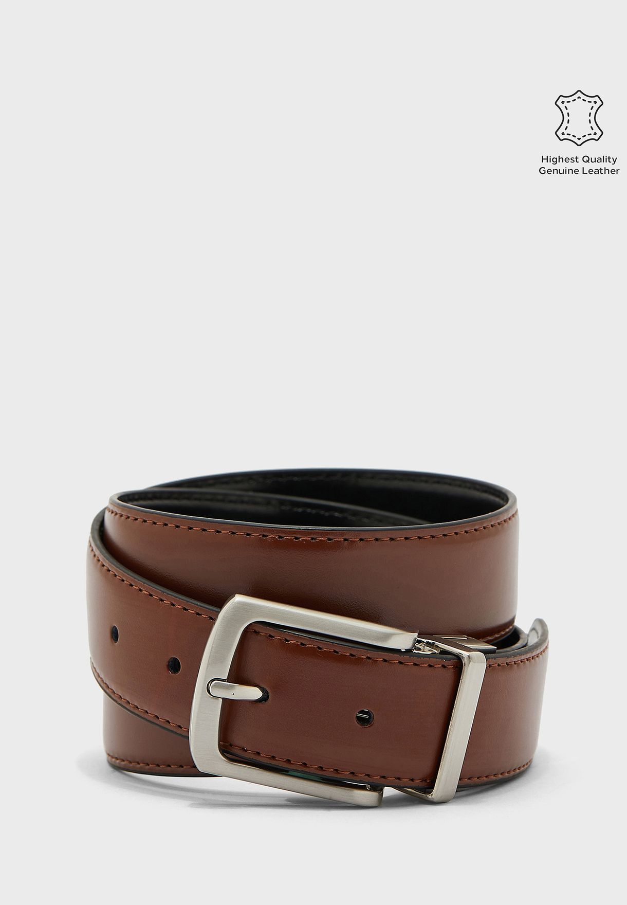 Genuine Leather Reversible Belt