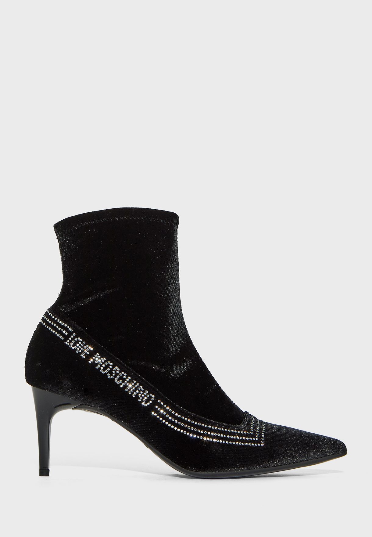 moschino high heel boots