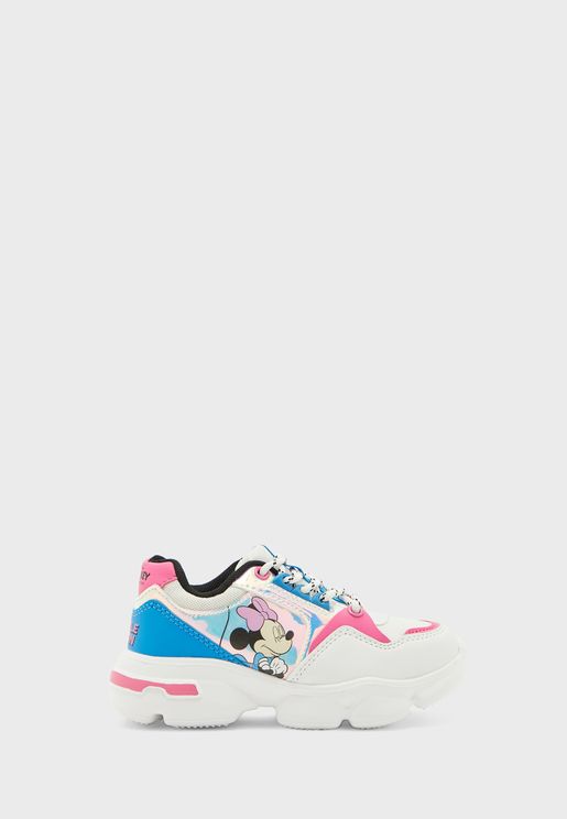 Kids Minnie Mouse Sneakers