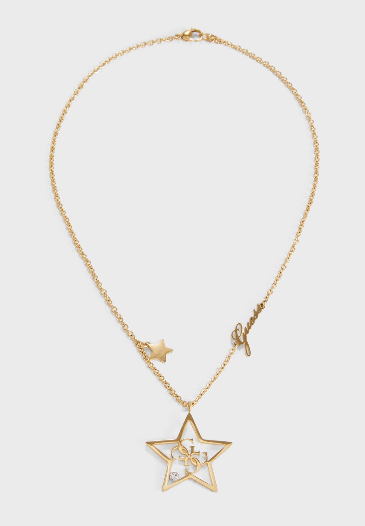 guess star necklace