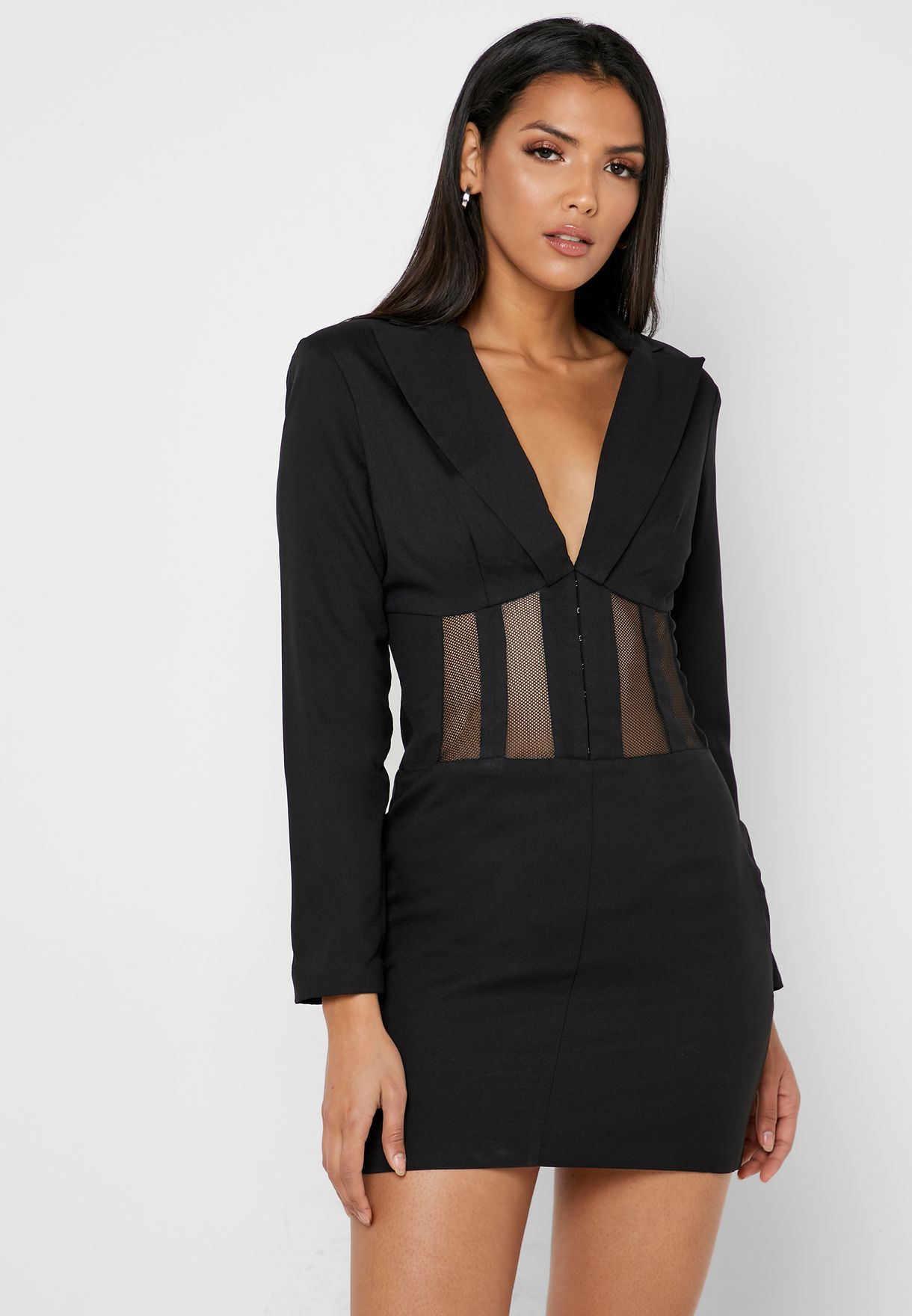 missguided fishnet dress