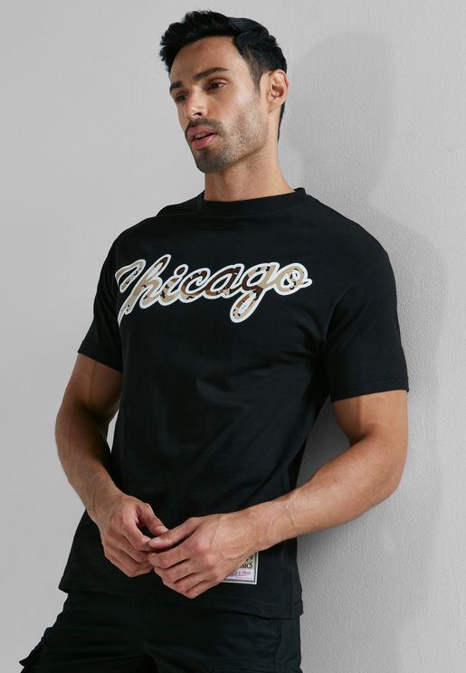 Chicago Bulls Camo Reflective T-Shirt