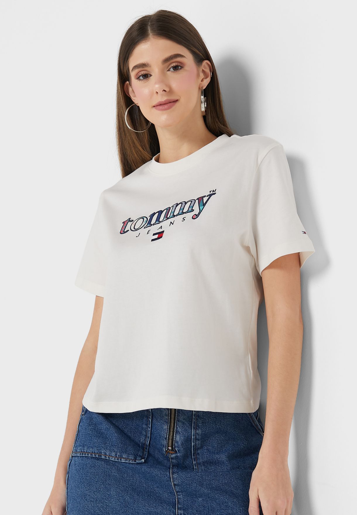 Round Neck Logo T-Shirt