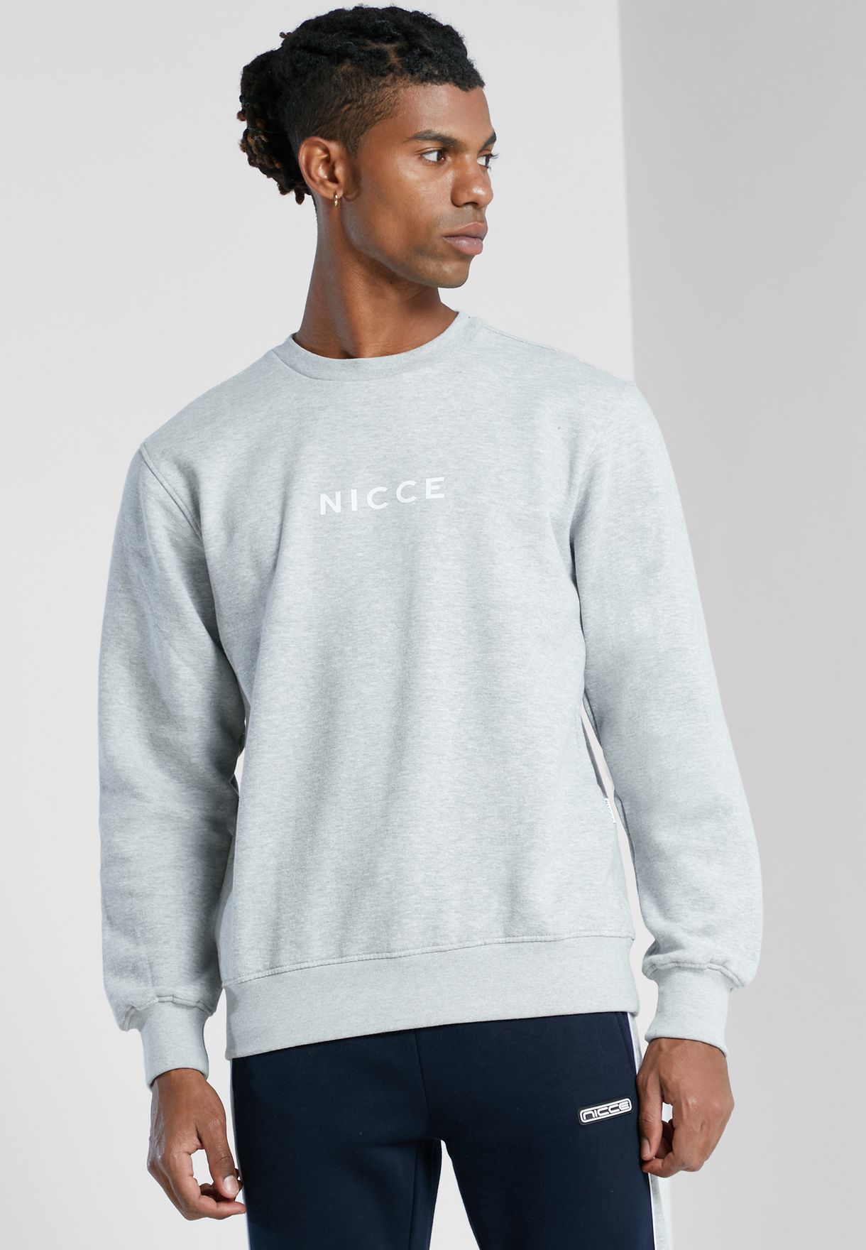 Nicce Original Centre Logo Sweatshirt 