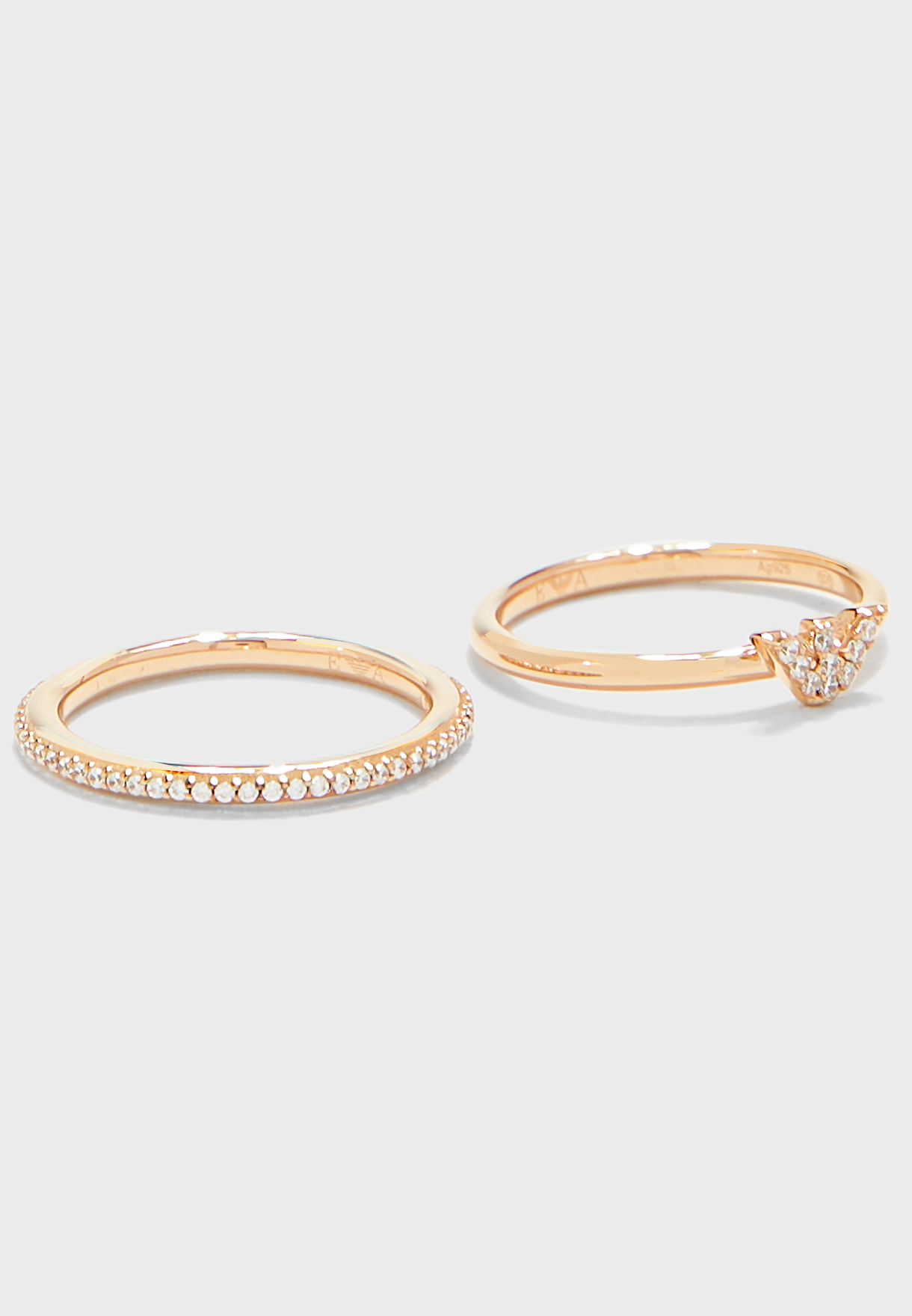 armani gold ring