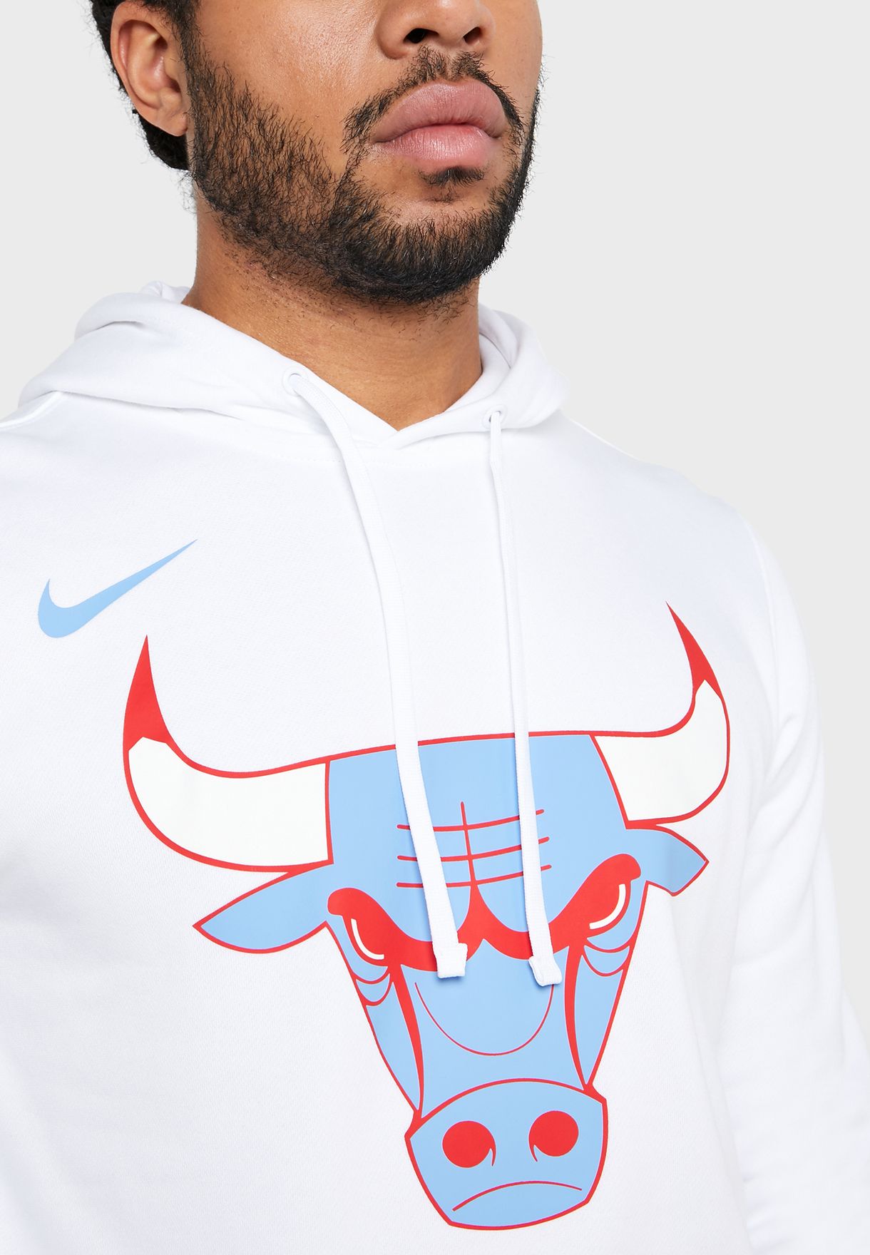 Buy Nike white Chicago Bulls Hoodie for Men in Riyadh, Jeddah