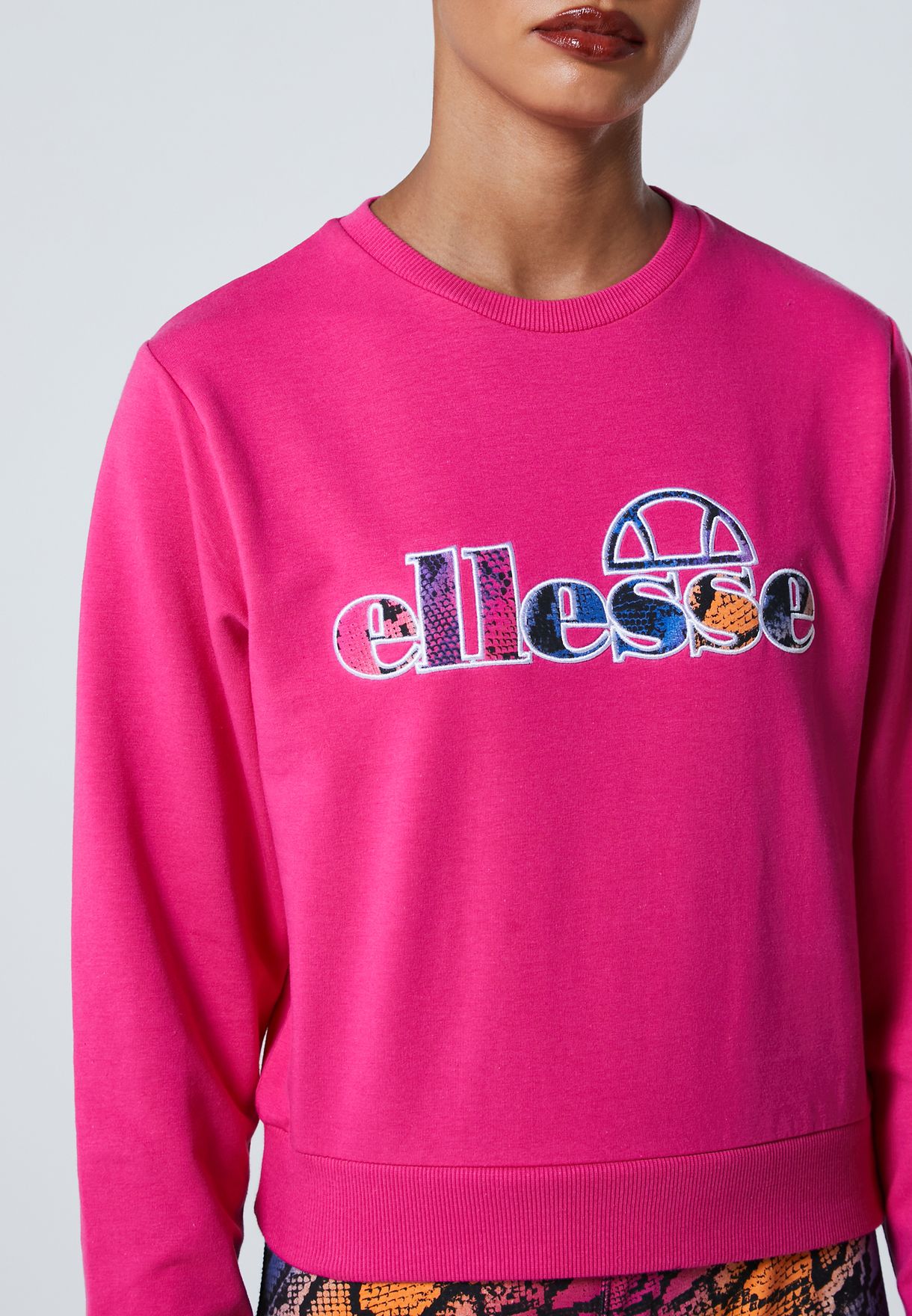 pink ellesse sweatshirt