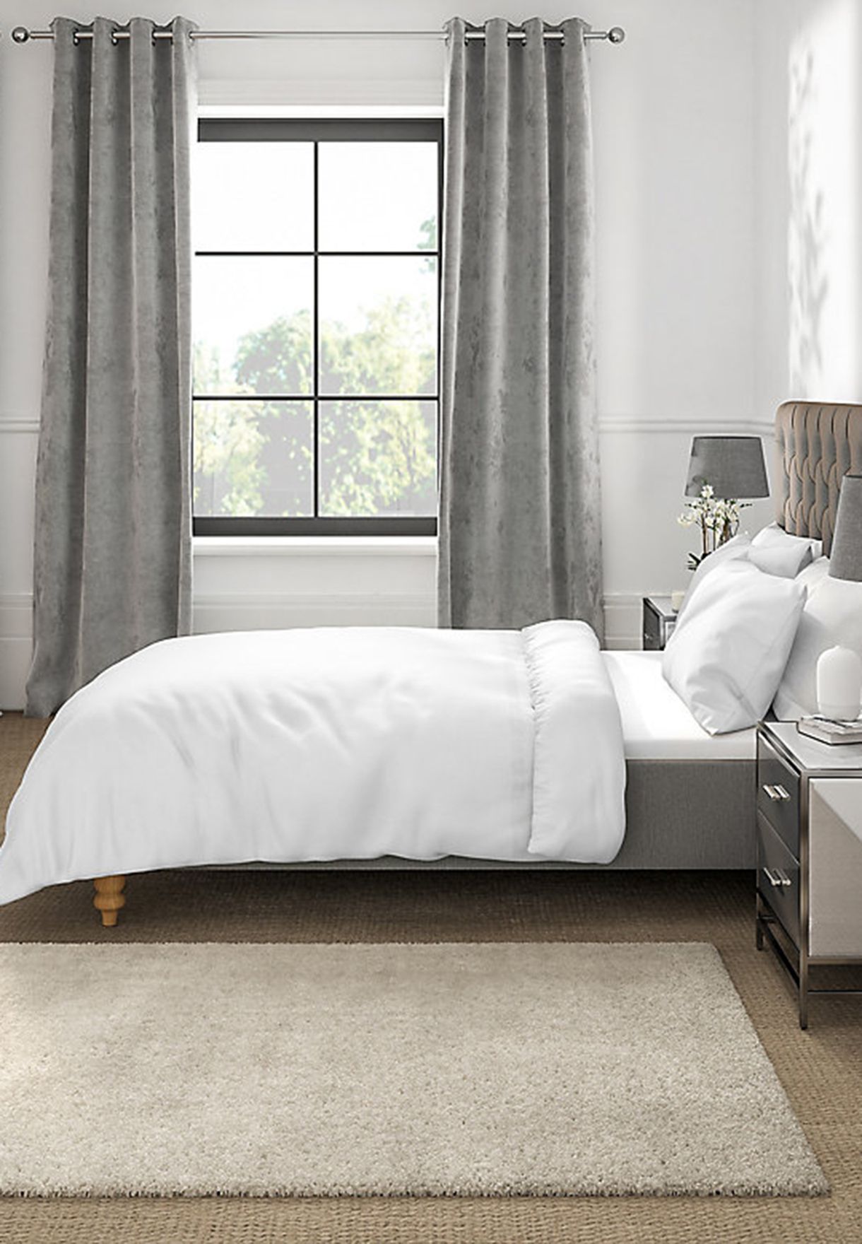 Cotton Rich Percale Super King Duvet Cover