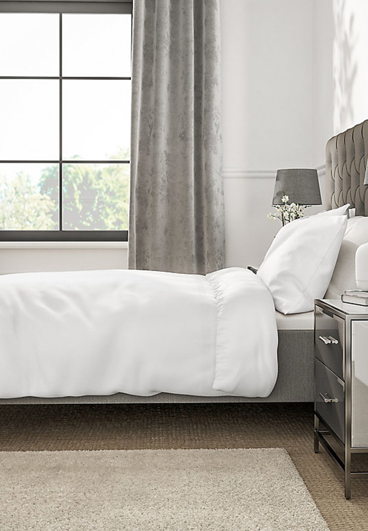Cotton Rich Percale Super King Duvet Cover