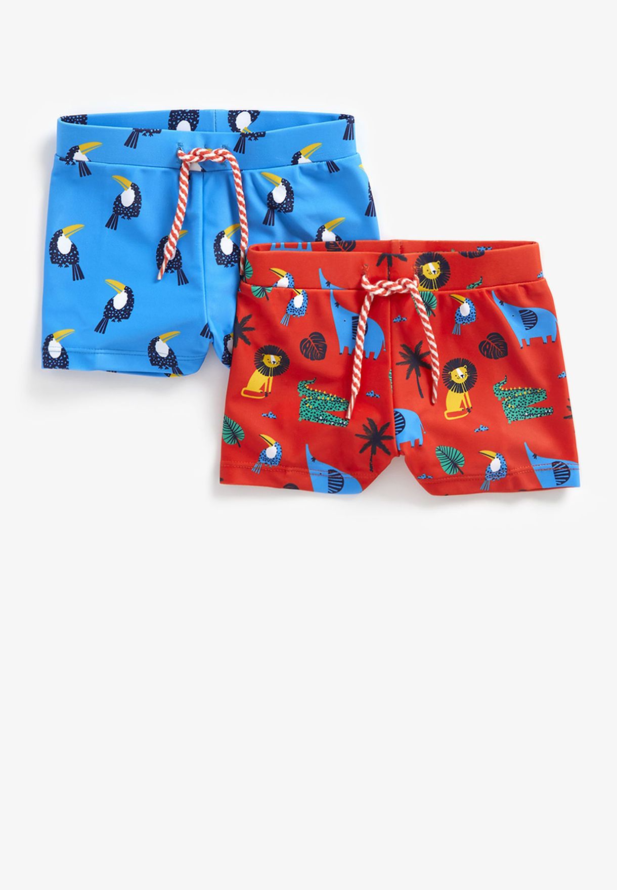 Kids 2 Pack Printed Swim Shorts