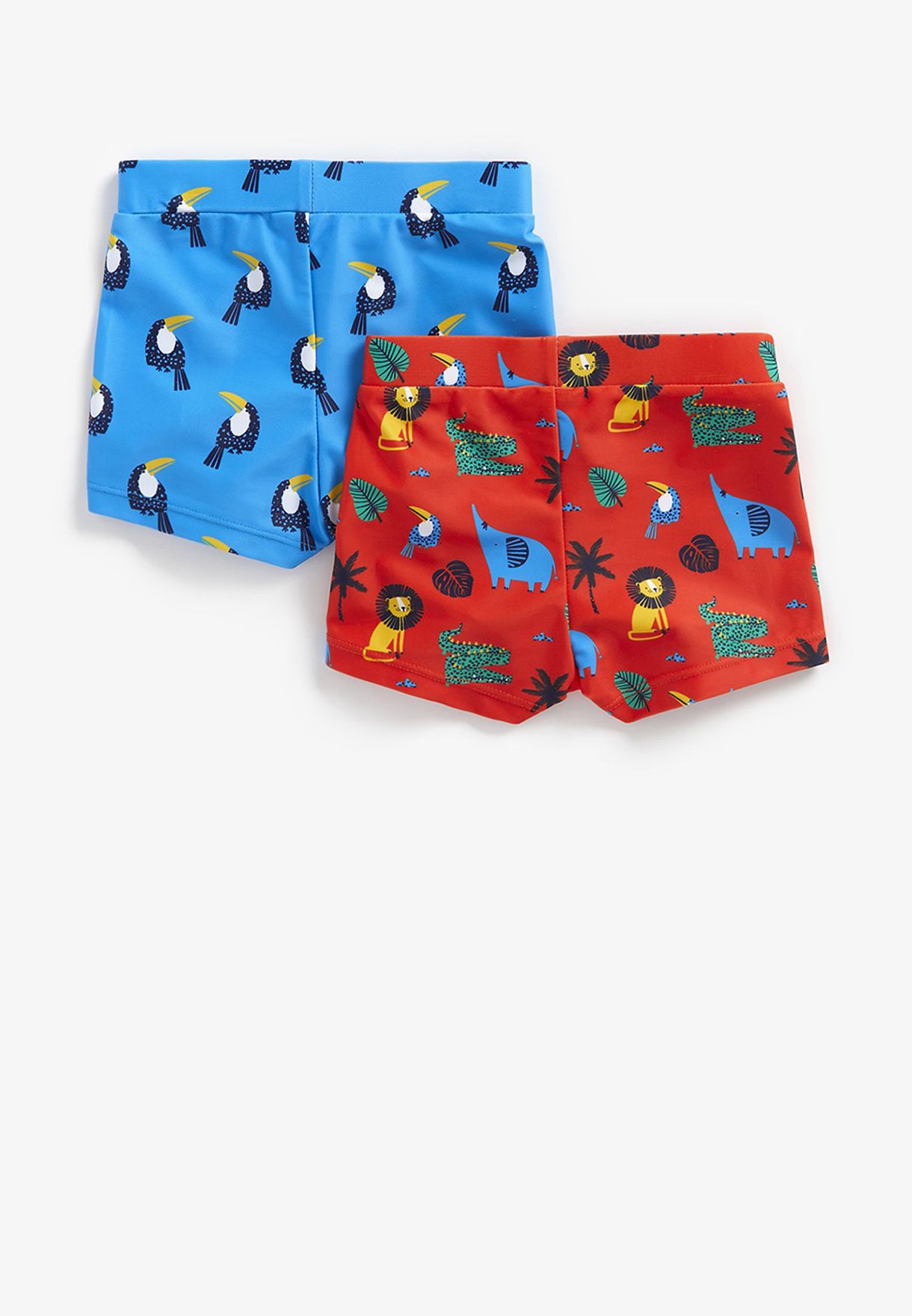 Kids 2 Pack Printed Swim Shorts